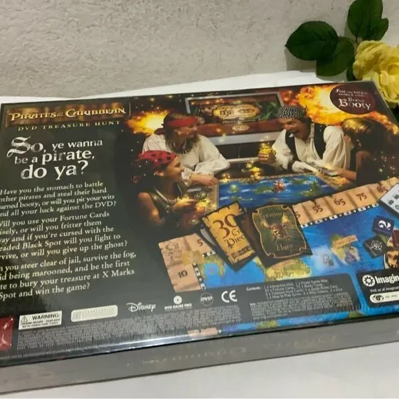 Disney Pirates Of The Caribbean DVD Treasure Hunt Game Imagination Sealed - Picture 3 of 5